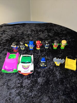 DC Comics Batman Shake N' Go Car Vehicle The Joker Mattel Little People Bulk Lot