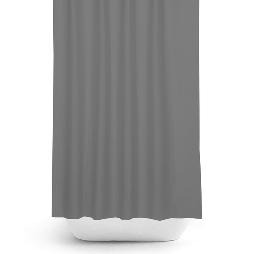 Fabric Extra Long Shower Curtain, White Black Red Orange Blue Grey 180 x 200CM - Picture 55 of 63