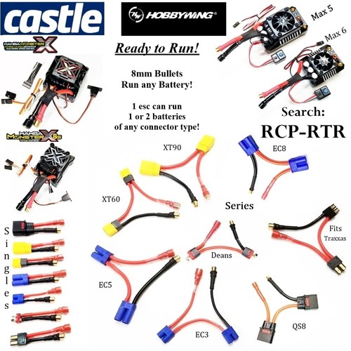 Cablaggio serie RCP XT90 pronto da collegare a ESC 10 awg doppia tensione batteria - Foto 21 di 22