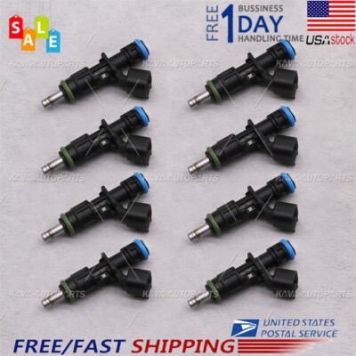 Set Of (8) Fuel Injectors For 2020 2021 Dodge Challenger Ram 1500 5.7L V8