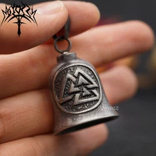 Viking Motorcycle Biker Bell Hanger Biker Luck Gremlin Ride& FREE Bell Hanger