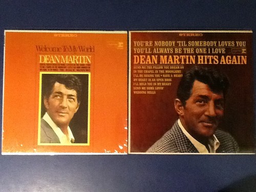 DEAN MARTIN~welcome to my world/hits again REPRISE ‘67 & ‘66 ~ 2 LOT