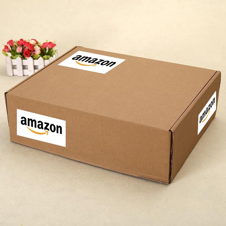 50 Amazon Label Stickers for Postage Mailing Boxes, Packaging or