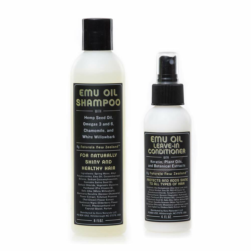 Sulfate Free Emu Oil Shampoo Conditioner Set For Extremely Dry