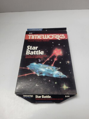 Timeworks Personal Computer Software - Star Battle - Commodore 64