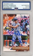 2019 Panini Diamond Kings Brooks Robinson Signed Card PSA DNA COA Autograph HOF