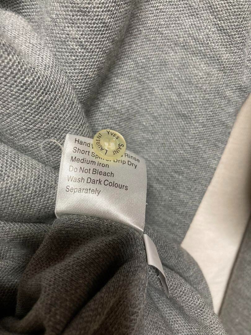 Autentica polo uomo Yves Saint Laurent vintage taglia XL fondo di magazzino non usata