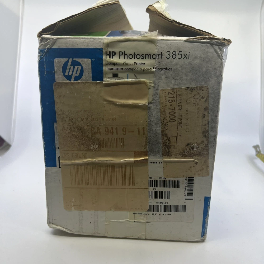 HP Photosmart 385xi Compact Photo Printer + Photo Paper + HP95 Color Ink (NEW)