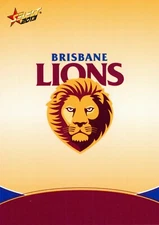2013 BRISBANE LIONS AFL Card CLUB LOGO Champions