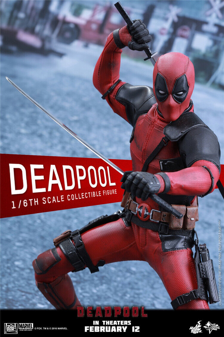Original New Hot Toys MMS347 Deadpool 1/6 Action Figure Model Toy