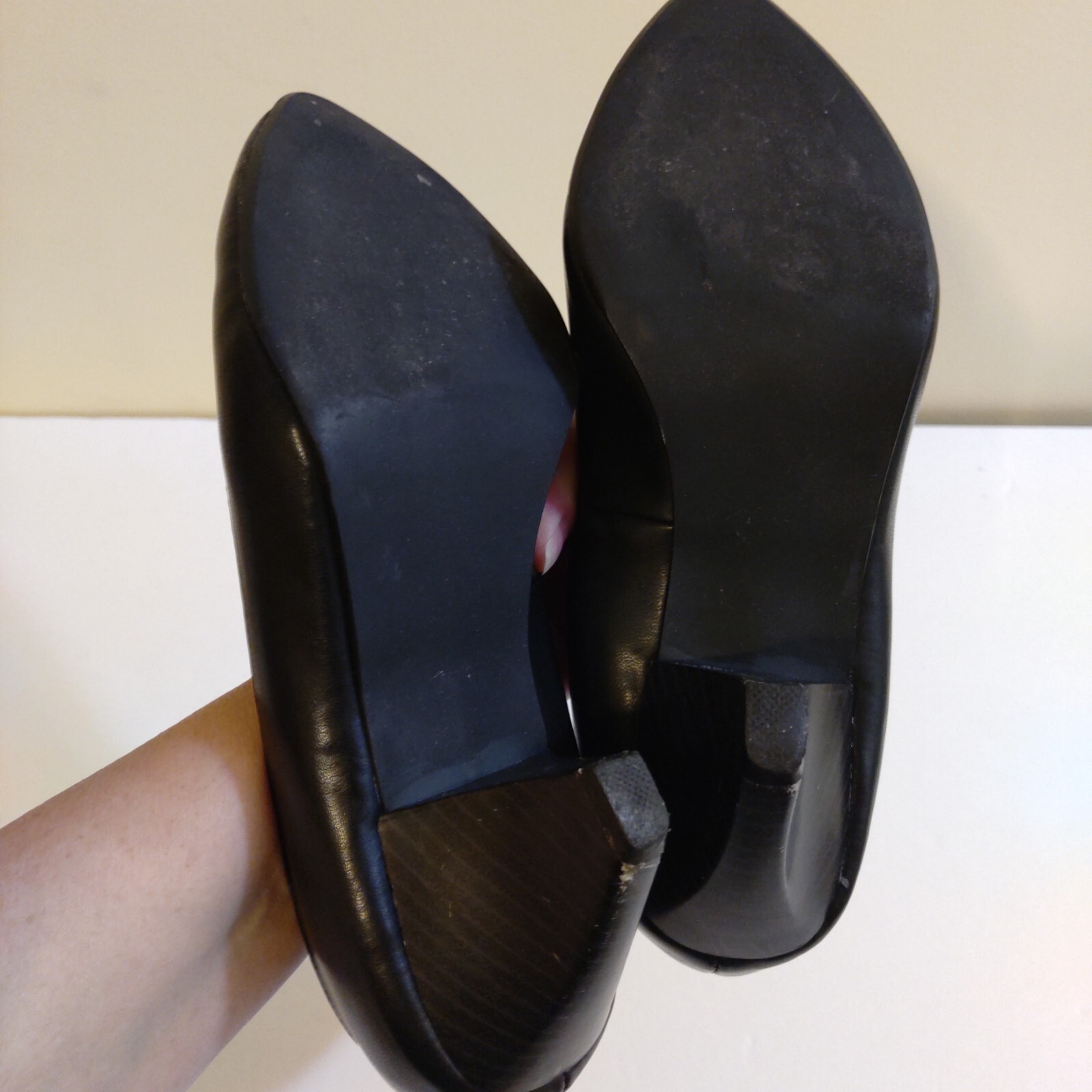 Ladies Black Pumps. By Rampage.Size 6.5m. Gem
