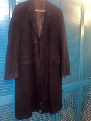 French Vintage wool×cashmere Coat Vintage Raglan Wool Cashmere Woman Coat / Made in Italy Grey Coat