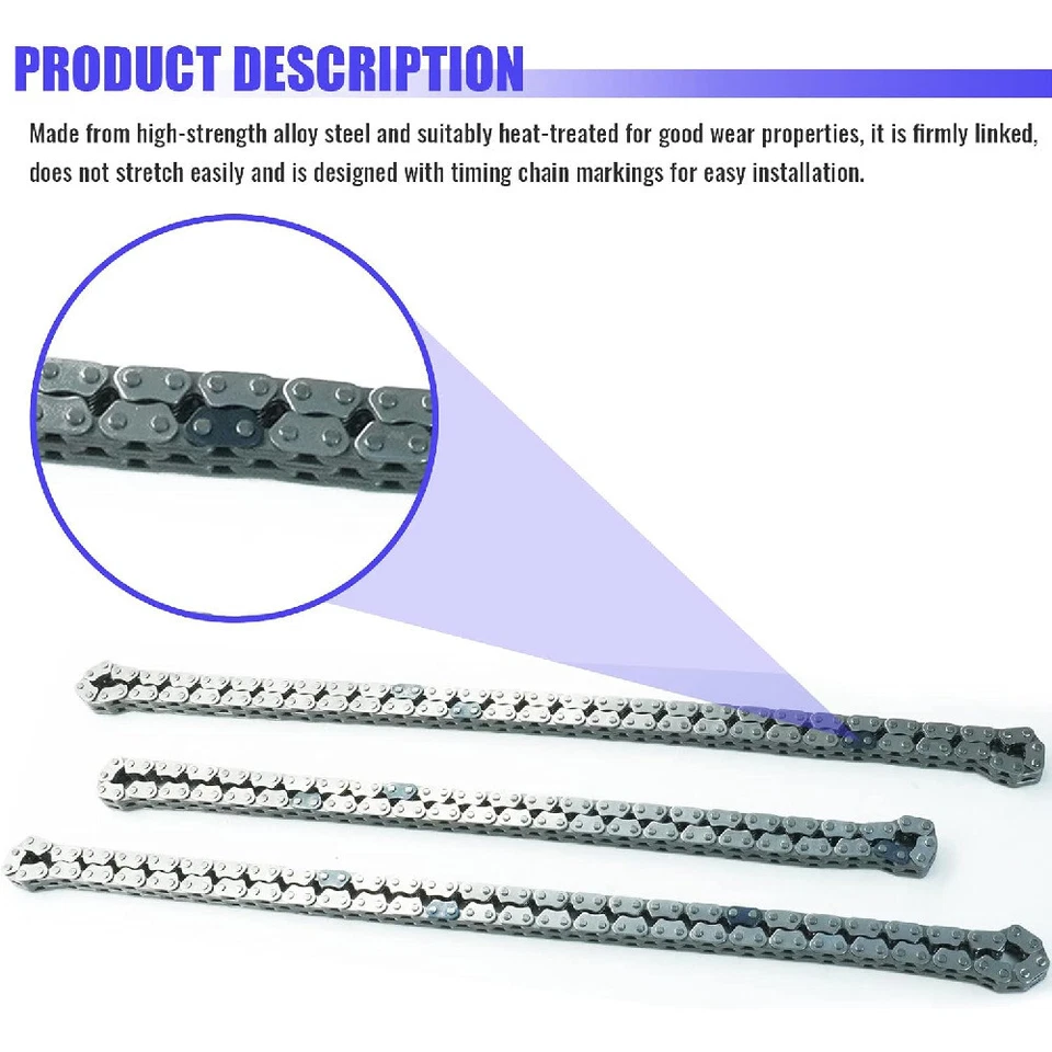 Timing Chain Head Gasket Set Fit 3.6L Chevrolet GMC Buick Enclave 2009-2016 Foto 3 de 4