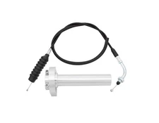 TB Parts 1/4 Turn Throttle Kit, Silver - KLX110