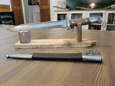Unique 1905 Spanish Bayonet/Modified Fighting Knife w/Org Sheath