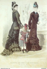 J.Dames & Demoiselles 1871 Fashion Engraving # 1462 (Old Fashion Plate)