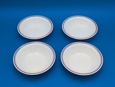 Corelle Vitrelle Abundance Cereal Soup Bowls 7 1/4'' Bowls Flat Bottom Set of 4
