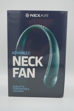 Portable Bladeless Neck Fan, 3-Speed Rechargeable,Adjustable Fan,Outdoor, Green