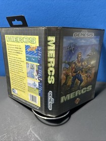 Mercs (Sega Genesis, 1991) complete Tested Authentic