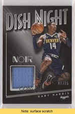 2018-19 Panini Noir Dish Night Memorabilia 1/65 Gary Harris #DN-GHS READ nd3