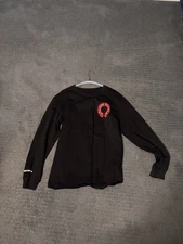 Red/White Chrome Hearts Long Sleeve Tee Shirt Size Large Men's