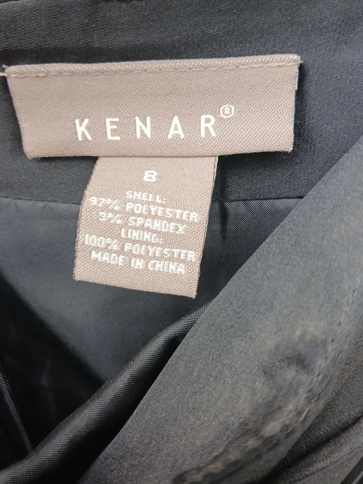 Saia Feminina Kenar 8 Preta Midi Plissada Leve Forrada Zíper Traseiro - Imagem 4 de 4