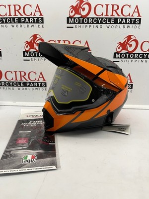 AGV AX9 Trail Helmet Gunmetal/Orange size L only | eBay