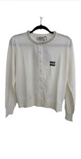 Miumiu Exquisite Design round neck knitted cardigan