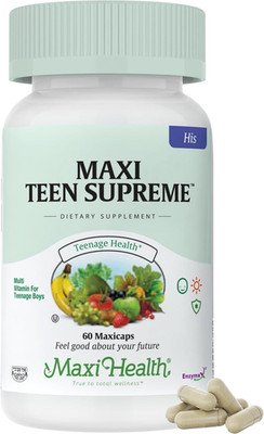 Teen Vitamins for Boys 12-17 - Teen Multivitamin Supreme with D3, Iron, Calcium,