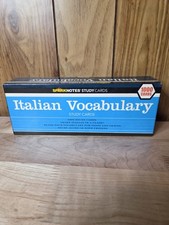 ITALIAN VOCABULARY STUDY CARDS By Spark Notes 1000 Cards Learn Italian