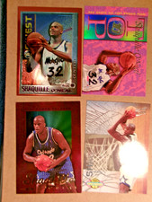 Shaquille O'Neal - 4 Various inserts, Mystery Finest, Power Palette, Nicknames!