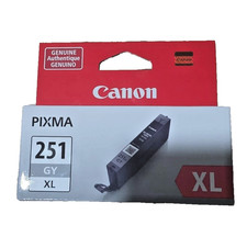 Genuine Canon 251 XL GY Grey PIXMA Ink Cartridge