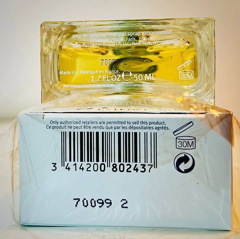 Fragancia Jil Sander, pura para hombre, Edt, 50 ml Foto 4 de 4