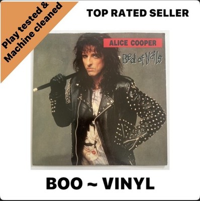 Alice Cooper Bed Of Nails 7  Vinyl 1989 Epic Records EX / EX
