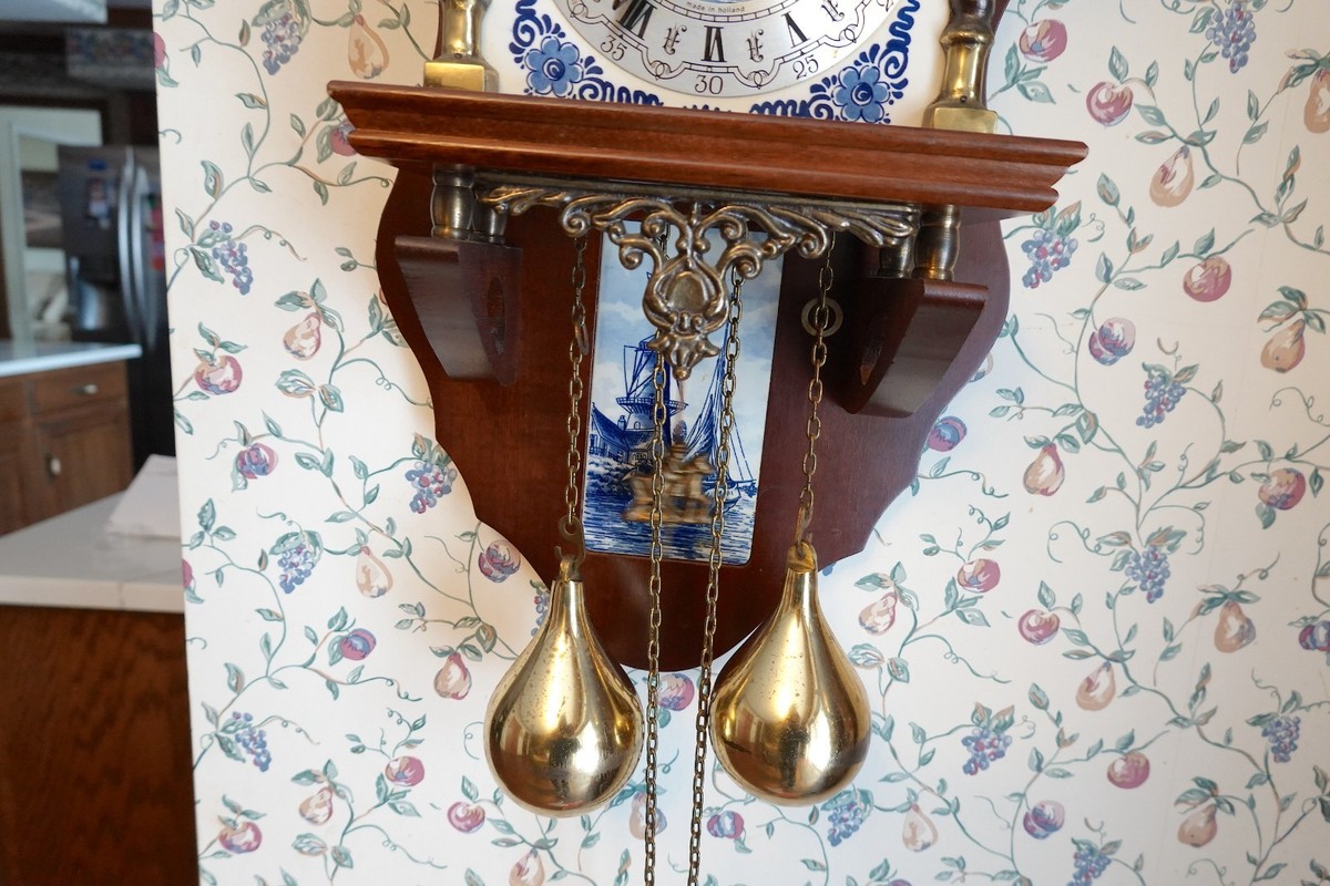 VINTAGE DUTCH ZAANSE WARMINK WALL CLOCK 8 DAY , WARMINK ERA | eBay