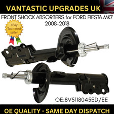 FOR FORD FIESTA 2008-18 FRONT SUSPENSION SHOCK ABSORBER SET x2 OE:8V5118045ED/EE
