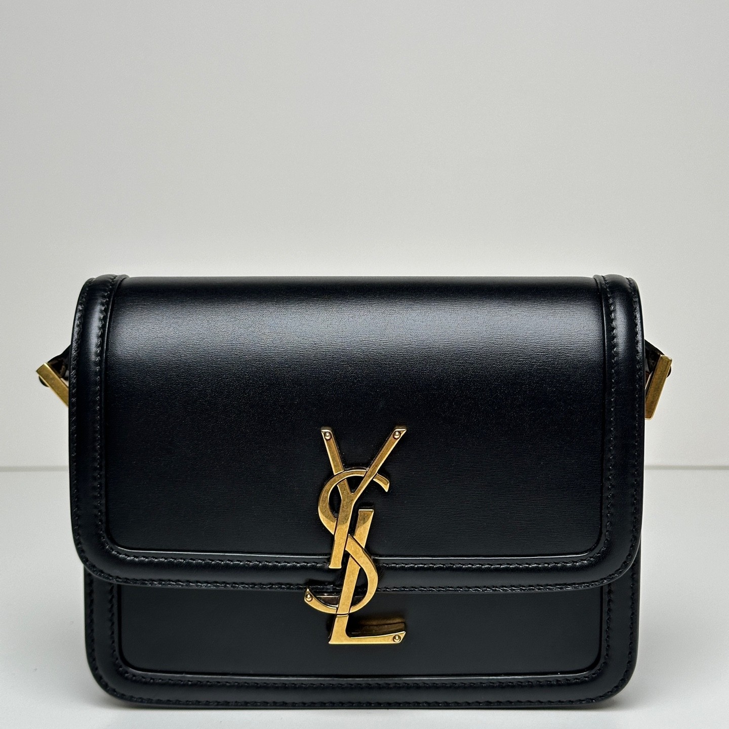 Borsa da sella Saint Laurent Sopra piccola nera crossbody 634306 99082176