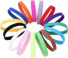 15 Colors Puppy ID Collars,Soft, Adjustable  Reusable  Suitable for Newborn pet