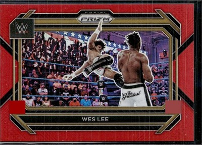 2023 Panini Prizm WWE #33 Wes Lee Red #/299