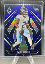 Panini 2024 Phoenix Tyjae Spears Titans Blue Fade Rookie #141 /249 Football Card. rookie card picture