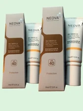 NEOVA Silc Sheer 2.0  SPF 40 Photo Finish 2.5 fl oz /74 ml [ 2 Pack]  exp10/26