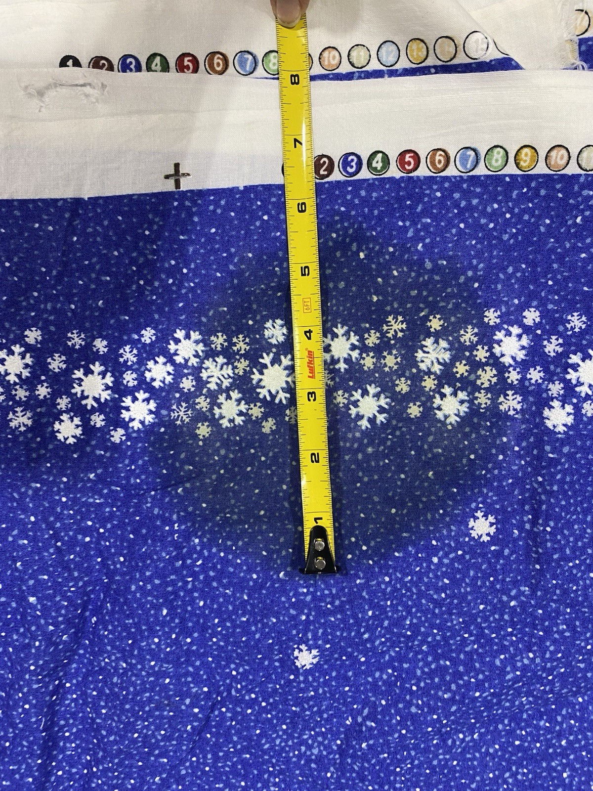 Daisy Kingdom Night Before Christmas Border Fabric Cotton 5.5 Yds READ