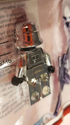 LEGO 2853590 Chrome Stormtrooper Minifigure Silver Promo Polybag Star Wars New - Picture 8 of 10