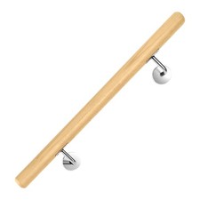 Wood Handrail Non-Slip Hand Railings Ergonomic Stair Wooden Handrail