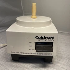 Cuisinart Little Pro Plus TXFood Processor Motor Base Excellent ConditionTESTED