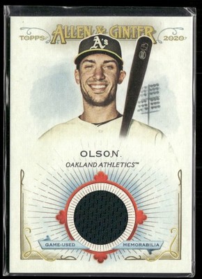 2020 Topps Allen & Ginter Matt Olson Full-Size Relics #FSRB-MO Oakland Athletics