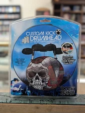 BEST BUY EXCLUSIVE ROCK BAND 20” KICK DRUM HEAD ROCKER SKULL Free Shipping!