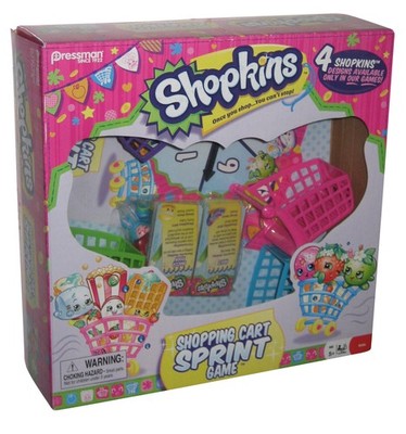 Shopkins Einkaufswagen Sprint (2015) Pressman Brettspiel