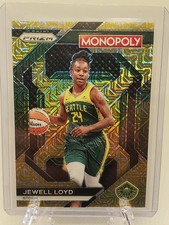 2024 Panini Prizm Monopoly #WNBA24 Jewell Loyd Gold Millionaire Shimmer #/500