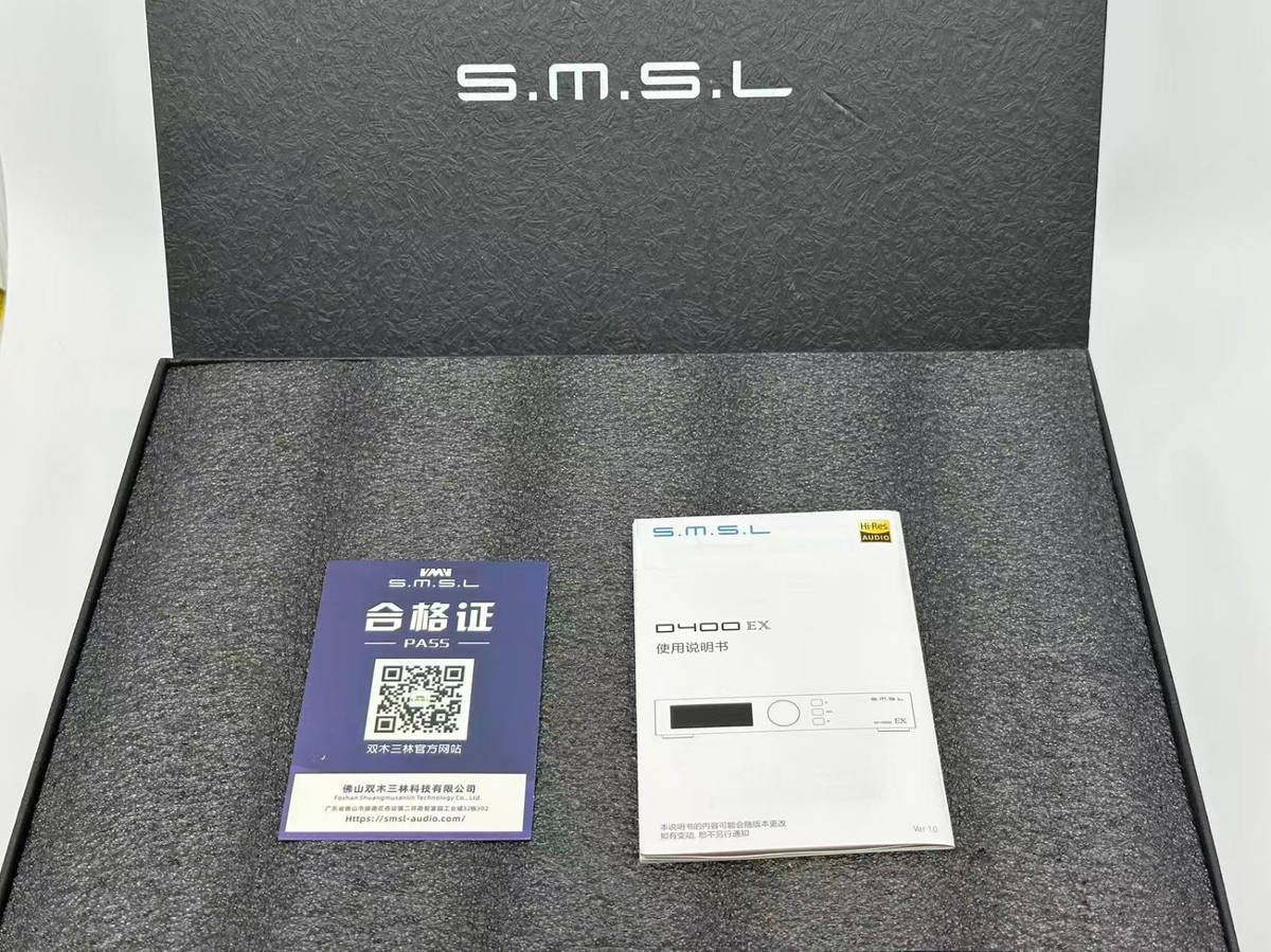 SMSL D400EX USB DAC Fully Balanced Hifi Decoder Dual AK4499EX 